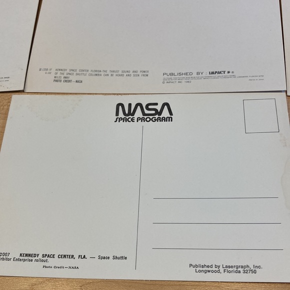 10 VINTAGE NASA POSTCARDS: KENNEDY SPACE CENTER FLORIDA. PLUS BONUS!! - Picture 9 of 12